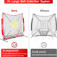 6x6ft Baseball & Softball Net for Hitting,Pitching and Batting, Throwing,Baseball net with Sturdy Bow Frame,Battting Tee,Strike Zone, Middle Size,Suitable for Kids!