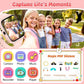 Smart Watch for Kids, 1.85" Fitness Tracker Pedometer Watch, Health, Sleep Monitor, Puzzle Games, Alarm Clock, Camera, Music Player, Torchlight, Activity, Gift Toys for 4 - 13 Years Old Boys and Girls