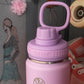 Takeya Actives Water Bottle with Spout Lid - Bottle with Double Stainless Steel Insulation - Dishwasher Safe & BPA-Free - Bottle with Spout Lid & Removable Bumper - 24 oz, Ombre Golden Hour
