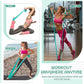 6 Pcs Fitness Resistance Exercise Bands 6 Tube Pedal Puller Resistance Band Set for Women Weight Loss Thigh Training Workout Equipment Elastic Arms Abdomen Shoulder Waist Leg Beginners Yoga