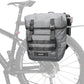 Rhinowalk Bike Pannier Bag 40L Double Pannier Bags Saddle Bags for Rear Rack Bicycles With Carrying Handle With Reflective Trim Professional Cycling Accessories-Grey