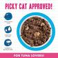Weruva BFF Minced Natural Wet Cat Food, Tuna and Shrimp Sweethearts in Gravy, 3oz Can, Pack of 24