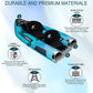 UPWELL 13'6”/11' Inflatable Recreational Kayak - 2 Person with Drop Stitch Floor and Accessories Including Kayak Seats with High Back Support, Paddle, Fin, Repair Kits, Carry Bag and Hand Pump