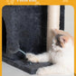 24in Cat Tree Tower with Scratching Post, 19 * 16.5in Window Perch for Large Cats, 2 Cat Condo Cubbies for Indoor Kittens, Dark Gray