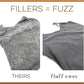 Fluff Ewes Wool Dryer Balls 3 Pack Premium New Zealand Wool Laundry Balls for Dryer, No Static Dryer Balls Laundry Reusable Cute - XL Wool Dryer Balls Cute, Baby Dryer Balls for Dryers - Lights