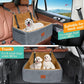 Dog Car Seat for Large Medium Dogs,Washable Pet Carseat Under 55 lbs or 2 Small Dogs,Dog Booster Seat with Thick Cushion,2 Safety Leashes