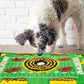 NFL Pittsburgh Steelers Dog Snuffle Mat – Interactive Pet Slow Feeder, Football Field Design Food Puzzle Toy for Dogs & Cats, Foraging Activity Mat for Smarter Feeding