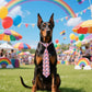 PET SHOW 10 Pack Pride Month Big Dog Ties Neckties for Large Breed Dogs XL Rainbow Neck Ties Bowties Girl Boy Pets LGBT Costumes Dog Adjustable Holiday Grooming Accessories Wedding Party Gift Favor