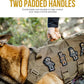 OneTigris Tactical Dog Harness for Small Dogs, No Pull Small Dog Vest Harness Breathable Military Dogs Molle Vest with Handles, Walking Hiking Training (Brown, XS)
