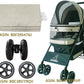 ROODO Pet Stroller Inner Pad for Exclusive Use,Original,Replaceable,Easy to Clean,Set of 3 pc(Light Khaki)