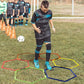 Yes4All Hex Agility Rings/Speed Rings with Carrying Bag – Hexagon Rings, Agility Hurdles for Agility Footwork Training