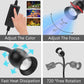 Aquarium Light Focus Light for Open Fish Tank Indoor LED Light Big Clip Lamp Adjustable Focus (White-Blue)