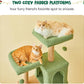 MWPO 70.1-Inch Green Large Cat Tree, Multi-Level Tall Cat Tower for Indoor Cats, Plush Cat Condo with Big Padded Perches, Sisal-Covered Scratching Posts, Hammock, Toys for Kittens & Cats