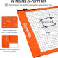 Outdoor Volleyball Badminton Combo Set with Net, Anti-Sagging Design, 4 Badminton Rackets, 3 Birdies and PU Volleyball for Backyard Lawn Beach
