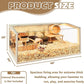 Prolee Hamster Cage Chew Proof, Guinea Pig Cages, Mice and Rat Habitat Openable Top, Hamster Habitat Solid Built