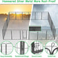 Dog Playpen, Outdoor Dog Fence, 24 Panels, 40" H Dog Pen for Medium/Small Dogs, Heavy Duty Metal Pet Fence with Gate, Portable Dog Fence for RV Camping and Yard (Black)