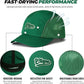 CLAPE Quick Dry 5 Panel Hat for Men, Breathable Mesh Short Brim Baseball Cap, Reflective Ajustable Outdoor Sport Running Hat