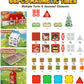 Magnetic Tiles Farm Animal Toys 66P - Build 4-Seasons Farm Scene, Farm Magnetic Blocks for Kids Ages 3-5 4-8 Boys Girls, STEM Magnet Toys for Classroom Indoor Outdoor, Kids Gift for Birthday Christmas