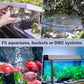 Pawfly Aquarium Air Pump Oxygen Pump for 10-200 Gallon Fish Tanks Buckets Dual Outlet Adjustable Ultra Quiet Aerator Pump with Accessories