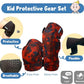 Soft-Style Kids Knee and Elbow Pads with Bike Gloves, Flexible Impact-Resistant Gear for Ages 2-11, Designed for Balance Bikes, Roller-Skating, and Skateboarding