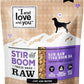 I AND LOVE AND YOU Stir and Boom Dehydrated Freeze Dried Raw Dog Food - Turkey - Grain Free, Real Meat, No Fillers, 3lb Bag