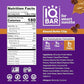 IQBAR Brain and Body Plant Protein Bars - Almond Butter Chip - 36-Count Low Carb - Gluten Free, High Fiber, Vegan Snacks - Low Sugar Meal Replacement