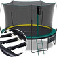 SkyBound 14 FT 12 FT 10FT 8FT 6FT Springless Trampoline for Kids and Adults - Recreational Trampolines with AntiRust Coating - Bungee Cords Outdoor Trampoline for Kids - No-Gap Design Zipper System