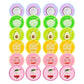 SpaLife Beauty Fruit Facial Sheet Masks 24 Pack – Face Masks Skincare Set – Hydrating Face Masks – 6 Natural Fruit Extract Formulas – Orange, Grapefruit, Coconut, Cherry, Avocado, Cucumber