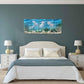 SYGALLERIER Coastal Metal Wall Art Handcrafted 3D Jelly Fish Aluminum Artwork Modern Sea World Pictures Contemporary Abstract Sculpture for Living Room Bedroom Bathroom Decor