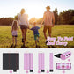 HX&OD Outdoor Picnic Blanket, Extra Large, 80''x80'' Waterproof Foldable Blankets Gingham Picnic Mat for Beach, Camping Grass Lawn Park Accessories Cute Couple Ideas Wedding (Pink, 80”x80”)
