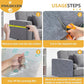 78.7"x15.8"Self-Adhesive Climbing Cat Scratch Protector Pads - Trimmable Furniture Guard for Sofa, Walls & Floors, DIY Cat Tree/Tower/Bed, Replaceable Scratch-Resistant Mats (Light Gray)
