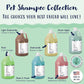 Bobbi Panter Dog Shampoo - Made in USA - All Natural Formula for Itch Relief & Soothing Skins, Concentrated 16:1 for Professional Groomers - Green Apple Scent, 1 Gallon