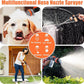 Dog Washing Hose Attachment for Pet Bathing with Black Shower Diverter, Pup Dog Wash Hose Nozzle Shampoo Sprayer for Indoor Outdoor Pet Shower, Dog Shower Attachment with Dog Brush
