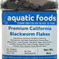 Aquatic Foods Inc. California Blackworm 45% Protein Premium Flakes for Discus, Cichlids, All Tropical Fish Also Pellet Mix, Wafer Mix Included…6oz