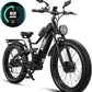 5000W Dual Motor Electric Bike for Adults 52MPH with 60V 32AH Battery, 26x4 Fat Tire All Terrain Ebikes, Full Suspension E Bike, SHM 7-Speed Gear Electric Bicycle(63v) (63V-Z)