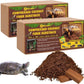 ZeeDix 2Pcs Compressed Coconut Fiber Substrate, 100% Organic Coco Coir Fiber Brick Substrate Fluffy Bearded Dragon Tortoise Snake Terrarium Substrate Loose Natural Husk Terrarium Bedding for Reptiles