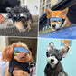 Lesypet Dog Goggles for Small Breed, Windproof UV Protection Small Dog Sunglasses Outdoor Walking Driving Pet Sunglasses Eye Protection with Adjustable Straps, Silver
