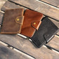 Real Leather Wallet Functional RFID Bifold Passport Holder Travel (Coffee)