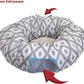 Kitty City Large Cat Tunnel Bed, Cat Bed, Pop Up Bed, Cat Toys, White
