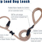 Slip Lead Dog Leash，Strong Nylon Rope Leash and Padded Handle,No Pull Outdoor Walking Training Lead for Small Medium Large Dogs(Light Military Tan, 1/2"×4ft)