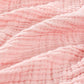 Carriediosa 100% Cotton Muslin Throw Blanket 70" X 80" Twin Size，4-Layers Summer Gauze Throws for Bed Couch，Soft Lightweight Breathable Linen Blankets Bedspread for Adults All Season，Dusty Pink