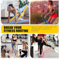 Resistance Bands, Exercise Bands, Physical Therapy Bands for Strength Training, Yoga, Pilates, Stretch Elastic Band with Different Strengths, Workout Bands for Home Gym