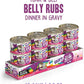 Weruva B.F.F. OMG - Best Feline Friend Oh My Gravy!, Tuna & Beef Belly Rubs with Tuna & Beef, 2.8oz Can (Pack of 12)