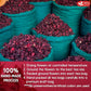 FRESHDRINKUS 115 Hibiscus Flowers Tea Bags, 100 Percent Natural, Pure from Hibiscus Flowers. Loose Flower Hibiscus Herbal Tea. Hibiscus Flower Tea. No Sugar, No Caffeine, No Gluten, Vegan.