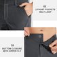 Libin Mens Golf Pants Stretch Work Dress Pants 30"/32"/34" Quick Dry Lightweight Casual Comfy Trousers with Pockets