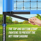 Outdoor Portable Volleyball Net Set System for Backyard - Quick & Easy Setup Adjustable Height Poles, PU Volleyball, Pump and Carrying Bag