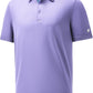 Mens Polo Shirts Short Casual Solid Stylish Dry Fit Performance Designed Collared Golf Polo Shirts for Men