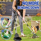 Dog Pooper Scooper, Tray Rake and Spade 3 Pack Poop Scoop Adjustable Long Handle Metal with Bin for Pet Waste Removal, No Bending Clean Up for Large and Small Dogs
