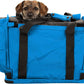 SturdiBag Pro 2.0 Pet Travel Carrier with Flexible Height for Cats and Dogs | Soft Sided Pet Carrier Bag with Safety Clips and Seatbelt Straps for Airplane or Car Travel | Medium, Blue Jay