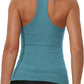 iGENJUN Workout Tops for Women Racerback Basic Tank Summer 2025 Camisole V Neck Slim Fit Ribbed Sleeveless
